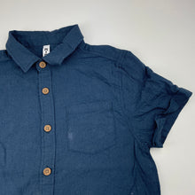 Load image into Gallery viewer, Boys KID, linen / cotton short sleeve shirt, FUC, size 10,  