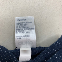 Load image into Gallery viewer, Boys Anko, navy cotton short sleeve shirt, GUC, size 2,  