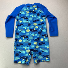 Load image into Gallery viewer, Boys Target, all-in-one rashie suit, sharks, FUC, size 1,  
