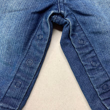 Load image into Gallery viewer, Boys Baby Patch, distressed denim pants, elasticated, GUC, size 00,  