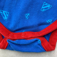 Load image into Gallery viewer, Boys DC Comics, Superman bodysuit / romper, GUC, size 1,  