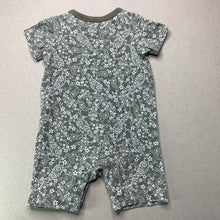 Load image into Gallery viewer, Girls Cotton On, floral romper, wash fade, FUC, size 00,  