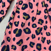 Load image into Gallery viewer, Girls Carters, animal print cotton dress, EUC, size 000, L: 32cm