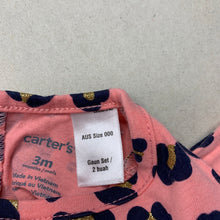 Load image into Gallery viewer, Girls Carters, animal print cotton dress, EUC, size 000, L: 32cm