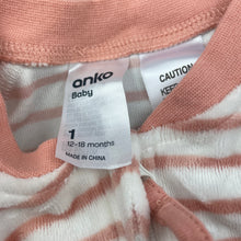 Load image into Gallery viewer, Girls Anko, velour zip coverall / romper, EUC, size 1,  