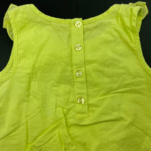 Load image into Gallery viewer, Girls lined, lightweight cotton top, no size, armpit to armpit: 26cm, FUC, size 1-2,  