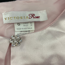 Load image into Gallery viewer, Girls Victoria Rose, pink lightweight bolero jacket, L: 25cm, EUC, size 6,  