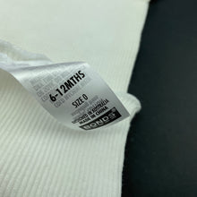 Load image into Gallery viewer, unisex Bonds, white ribbed cotton singlet top, EUC, size 0,  