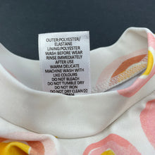 Load image into Gallery viewer, Girls Target, long sleeve rashie / swim top, rainbows, GUC, size 0,  