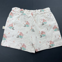 Load image into Gallery viewer, Girls Target, organic cotton shorts, elasticated, mermaids, Never worn, EUC, size 3,  