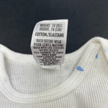 Load image into Gallery viewer, unisex Bonds, stretchy long sleeve top, EUC, size 0,  