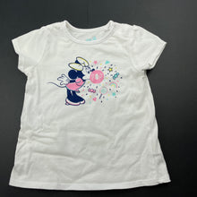 Load image into Gallery viewer, Girls Disney, Minnie Mouse cotton t-shirt / top, GUC, size 1,  