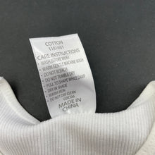 Load image into Gallery viewer, unisex Dymples, white ribbed cotton singletsuit, GUC, size 0000,  