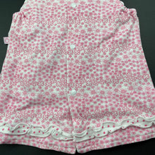 Load image into Gallery viewer, Girls Plum Baby, pink &amp; white floral cotton dress, FUC, size 000, L: 32cm