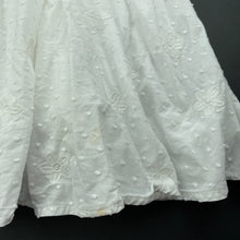 Load image into Gallery viewer, Girls Target, lined embroidered cotton summer dress, FUC, size 5, L: 62cm