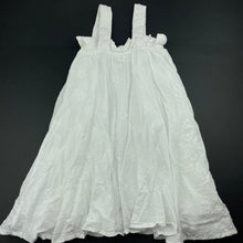 Load image into Gallery viewer, Girls Target, lined embroidered cotton summer dress, FUC, size 5, L: 62cm