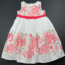 Load image into Gallery viewer, Girls Target, lined floral cotton party dress, GUC, size 2, L: 51cm