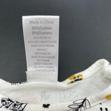 Load image into Gallery viewer, Girls Teeny Weeny, floral long sleeve top, EUC, size 00,  