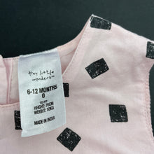 Load image into Gallery viewer, Girls Tiny Little Wonders, lined cotton party dress, FUC, size 0, L: 40cm
