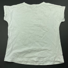 Load image into Gallery viewer, Girls Emerson, white cotton t-shirt / top, FUC, size 10,  