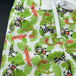 Boys Sprout, lightweight board shorts, elasticated, GUC, size 1,  