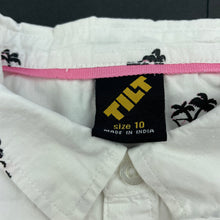 Load image into Gallery viewer, Boys Tilt, lightweight cotton short sleeve shirt, FUC, size 10,  