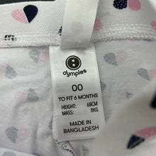 Load image into Gallery viewer, Girls Dymples, stretchy leggings / bottoms, EUC, size 00,  