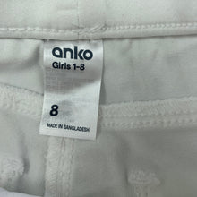 Load image into Gallery viewer, Girls Anko, stretch denim leggings / jeggings, elasticated, Inside leg: 50cm, EUC, size 8,  