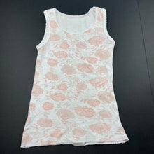 Load image into Gallery viewer, Girls Big Softies, floral cotton singlet top, GUC, size 2,  