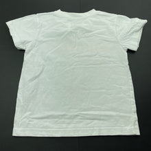 Load image into Gallery viewer, unisex yellowkat, white cotton t-shirt / top, GUC, size 4,  