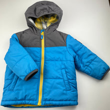 Load image into Gallery viewer, Boys Carters, hooded puffer jacket / coat, GUC, size 2,  