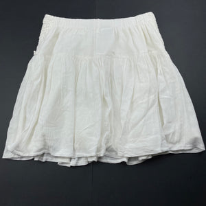 Girls Mango, lined skirt, elasticated, L: 37cm, GUC, size 10,  