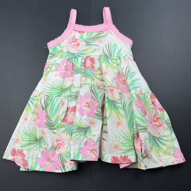 Girls Baby Berry, floral summer dress, EUC, size 00, L: 39cm