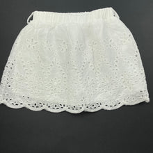 Load image into Gallery viewer, Girls PatPat, broderie cotton skirt, built-in shorts, elasticated, GUC, size 2,  