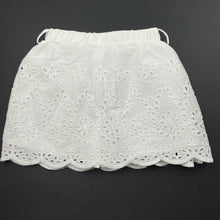 Load image into Gallery viewer, Girls PatPat, broderie cotton skirt, built-in shorts, elasticated, GUC, size 2,  
