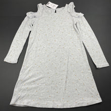 Load image into Gallery viewer, Girls Target, lightweight knit open shoulder dress, NEW, size 6, L: 62cm