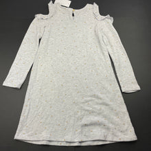 Load image into Gallery viewer, Girls Target, lightweight knit open shoulder dress, NEW, size 6, L: 62cm
