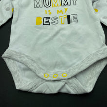 Load image into Gallery viewer, unisex Dymples, cotton bodysuit / romper, mummy, GUC, size 0000,  