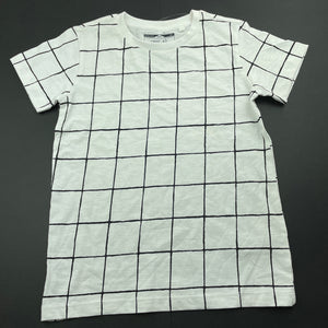 Boys Next, checked cotton t-shirt / top, EUC, size 6-7,  