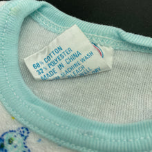 Load image into Gallery viewer, unisex Little Wishes, vintage terry bodysuit / romper, GUC, size 1,  