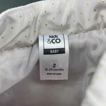 Load image into Gallery viewer, Girls Kids &amp; Co, gold spot puffer vest / jacket, GUC, size 2,  