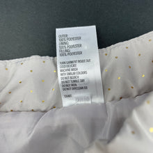 Load image into Gallery viewer, Girls Kids &amp; Co, gold spot puffer vest / jacket, GUC, size 2,  