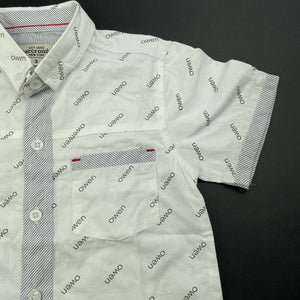 Boys Abercrombie, cotton short sleeve shirt, EUC, size 3,  
