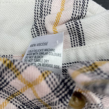 Load image into Gallery viewer, Girls Anko, long sleeve checked shirt dress, GUC, size 8, L: 60cm