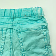 Load image into Gallery viewer, Boys Pumpkin Patch, blue stretch cotton shorts, adjustable, marks on back, FUC, size 1,  