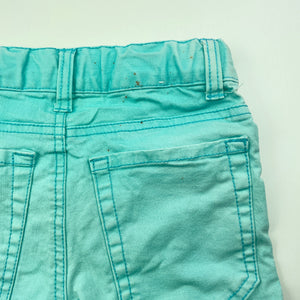 Boys Pumpkin Patch, blue stretch cotton shorts, adjustable, marks on back, FUC, size 1,  