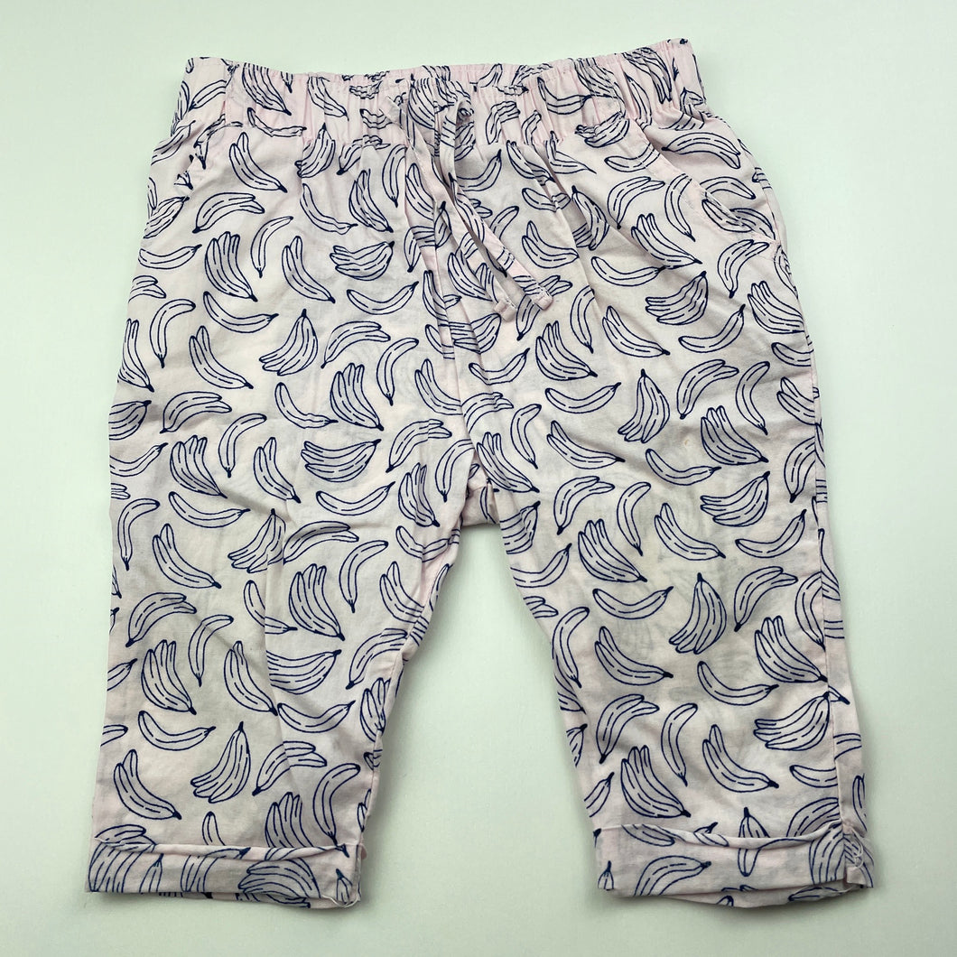 Girls Target, lightweight cotton pants, elasticated, FUC, size 0,  