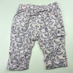 Girls Target, lightweight cotton pants, elasticated, FUC, size 0,  
