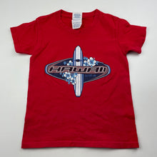 Load image into Gallery viewer, Boys Delta Pro Weight, red cotton t-shirt / top, Hawaii, armpit to armpit: 29cm, FUC, size 1-2,  