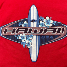 Load image into Gallery viewer, Boys Delta Pro Weight, red cotton t-shirt / top, Hawaii, armpit to armpit: 29cm, FUC, size 1-2,  